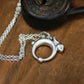 Running Bunny Pendant - 925 Sterling Silver Handmade