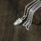 Abstract Rabbit Pendant - 925 Sterling Silver Handmade