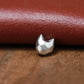 Kitty Head Pendant - 925 Sterling Silver Handmade