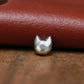 Kitty Head Pendant - 925 Sterling Silver Handmade