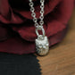 Tiny Owl Pendant - 925 Sterling Silver Handmade