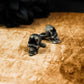 Ace of Spades Skull Cufflinks - 925 Sterling Silver Handmade