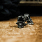 Ace of Spades Skull Cufflinks - 925 Sterling Silver Handmade