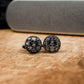 Multiple Small Skull Roulette Cufflinks - 925 Silver Handmade