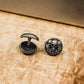 Multiple Small Skull Roulette Cufflinks - 925 Silver Handmade