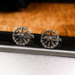 Men's Wedding Cufflinks - 925 Sterling Silver Handmade