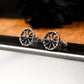 Men's Wedding Cufflinks - 925 Sterling Silver Handmade