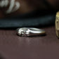 Cat Paw Hug Ring ââ‚?925 Sterling Silver Handmade Minimalist Animal Jewelry