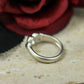 Heart Hug Ring with Paws ââ‚?925 Sterling Silver Handmade Animal-Inspired Jewelry