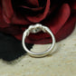 Heart Hug Ring with Paws ââ‚?925 Sterling Silver Handmade Animal-Inspired Jewelry