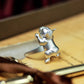 Playful French Bulldog Ring ââ‚?925 Sterling Silver Handmade Animal Jewelry