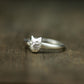 Owl Ring ââ‚?925 Sterling Silver Handmade Minimalist Animal Jewelry