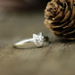 Owl Ring ââ‚?925 Sterling Silver Handmade Minimalist Animal Jewelry
