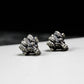 Ram Head Earrings - 925 Sterling Silver Handmade