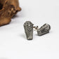 Coffin Shield Stud Earrings - 925 Sterling Silver Gothic Jewelry