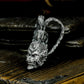 Angry Monkey King Skull Pendant - 925 Sterling Silver Handmade
