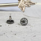 Industrial Gear Earrings - 925 Sterling Silver Handmade