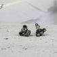 Tiny Mouse Earrings - 925 Sterling Silver Handmade