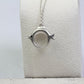 Cute Fish Pendant - 925 Sterling Silver Handmade (Eye Color Optional)