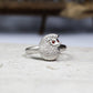 Curled Hedgehog Ring ââ‚?925 Sterling Silver Handmade Woodland Animal Jewelry