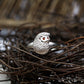 Curled Hedgehog Ring ââ‚?925 Sterling Silver Handmade Woodland Animal Jewelry
