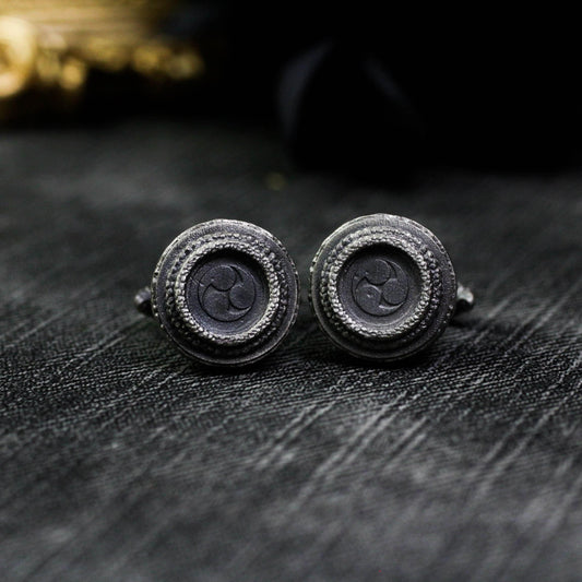 Minimalist Totem Cufflinks - 925 Silver Handmade