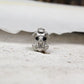 Dog Pendant - 925 Sterling Silver Handmade (Eye Color Optional)