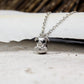 Dog Pendant - 925 Sterling Silver Handmade (Eye Color Optional)
