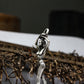 Dark Goddess Statue Pendant - Handcrafted in 925 Silver
