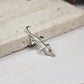 Gecko Pendant - 925 Sterling Silver Handmade (Eye Color Optional)