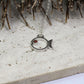 Fish Pendant - 925 Sterling Silver Handmade (Eye Color Optional)