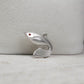 Dainty Fish Pendant - 925 Sterling Silver Handmade (Eye Color Optional)