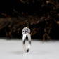 Mini Hedgehog Ring ââ‚?925 Sterling Silver Handmade Animal Jewelry