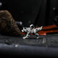 Mythic Flame Wolf Pendant - 925 Silver Handcrafted