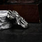 Twin Serpent Guardian Pendant - 925 Silver Handcrafted
