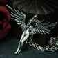 Winged Female Angel Pendant ¨C 925 Sterling Silver Handmade