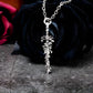 Ancient Relic Dagger Pendant - Artisan Crafted in 925 Silver