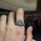 Handcrafted Mountain Peak Ring