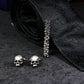 Skull Tie Clip, Soul Tower, 925 Silver Handmade