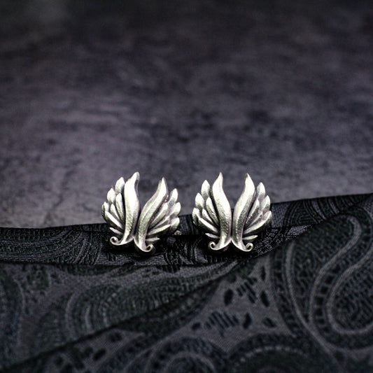 Angel Wings Cufflinks - 925 Silver Handmade