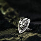 Bull Shield Cufflinks - 925 Silver Handmade