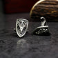 Vintage Stag Cufflinks - 925 Silver Handmade