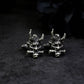 Prajna Ghost Face Cufflinks - 925 Sterling Silver Handmade