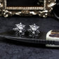 Wolf Cufflinks, Stylish Wedding Wolves - 925 Sterling Silver Handmade