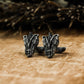 Angel Shield Cufflinks - 925 Sterling Silver Handmade