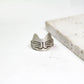 Handcrafted Silver Cat Face Ring