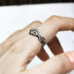 Dragon¡¯s Eye 925 Silver Handmade Ring ¨C Mythic Creature Design