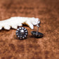 Skull Bloom Earrings - 925 Sterling Silver Handmade