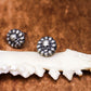 Skull Bloom Earrings - 925 Sterling Silver Handmade
