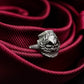 Skeleton Battle Armor Cufflinks, Human Skull - 925 Sterling Silver Handmade